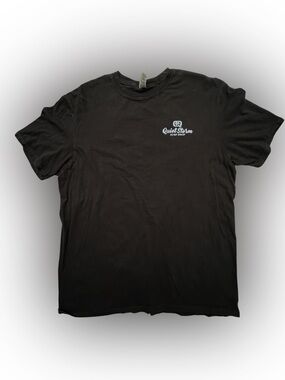 Men’s Quiet Storm Surf Shop Myrtle Beach SC Black Logo Tee Size L